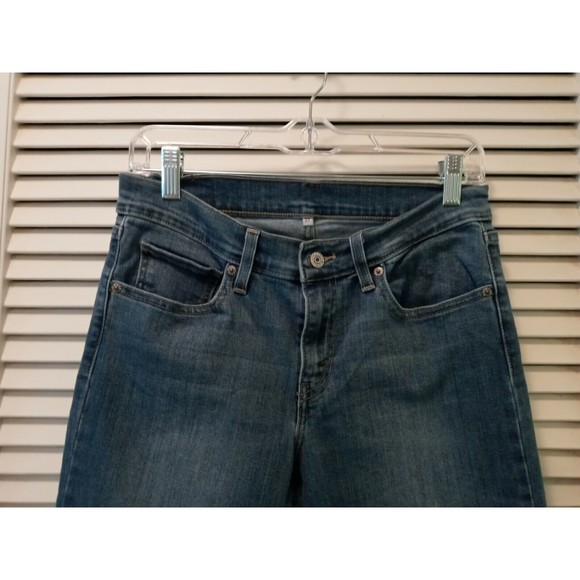 Levi's Capri Jeans Size 27 Cuffed Levis Stretch Capris Inseam 21.5" Red Tab - Picture 4 of 12